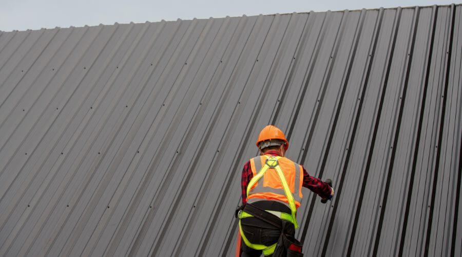 Professional metal roof installation services in Creal Springs, IL